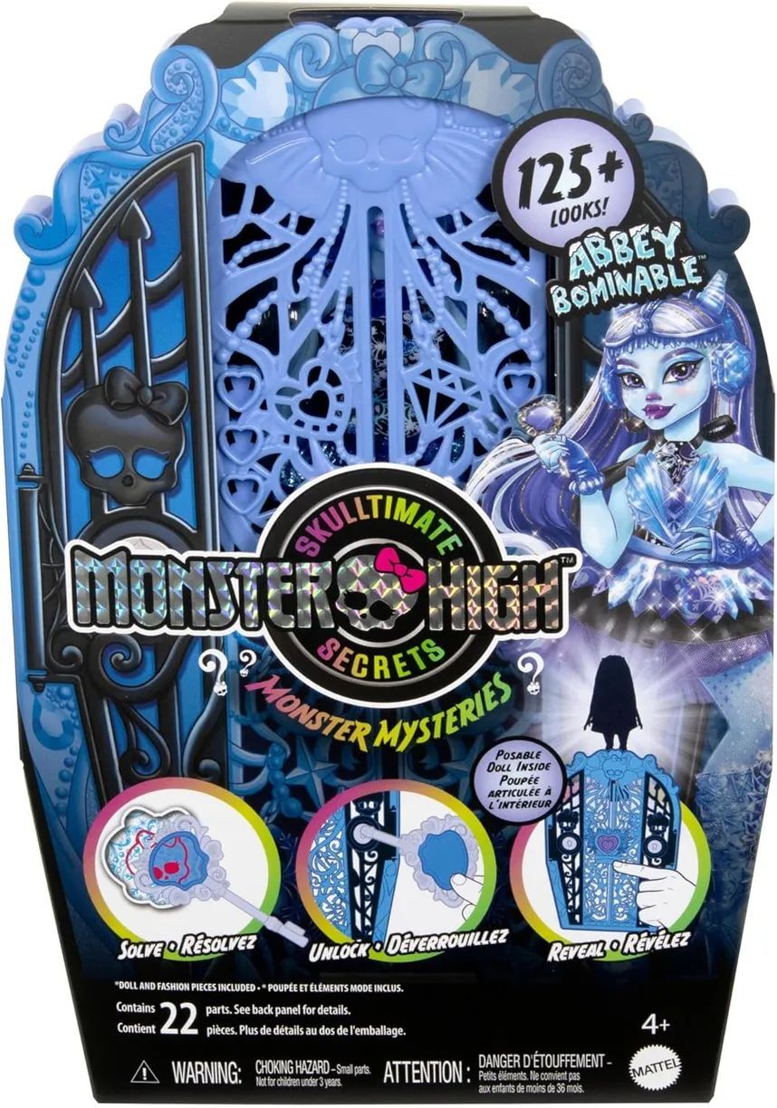 Кукла Mattel Monster High Страшные секреты Эбби Боминэйбл HXH87