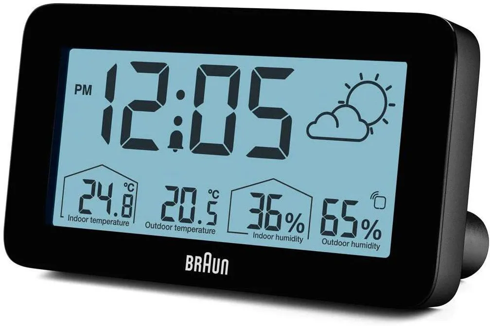 Погодная станция BRAUN BC13BP (цвет черный)