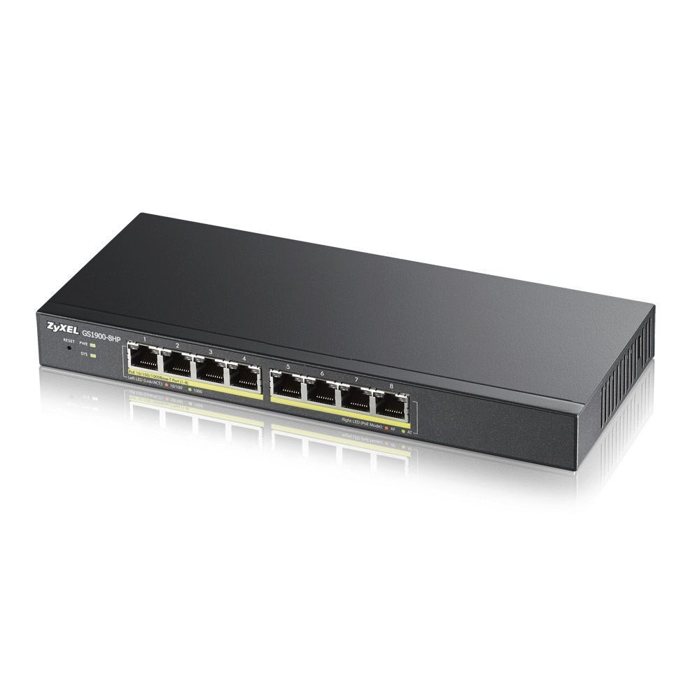 Коммутатор ZYXEL 8G 8PoE+ 70W управляемый