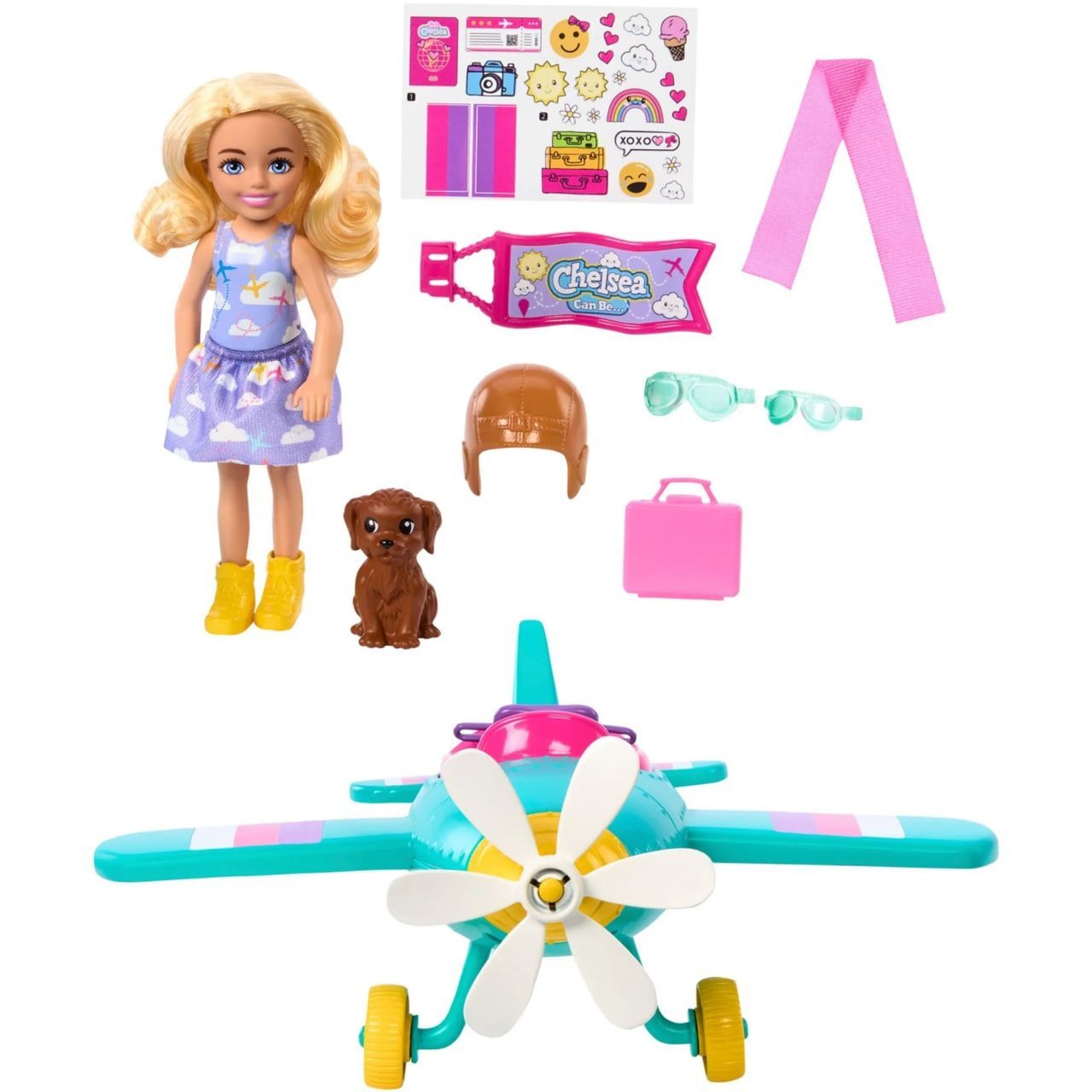 Набор Barbie Chelsea You Can Be Plane с куклой HTK38