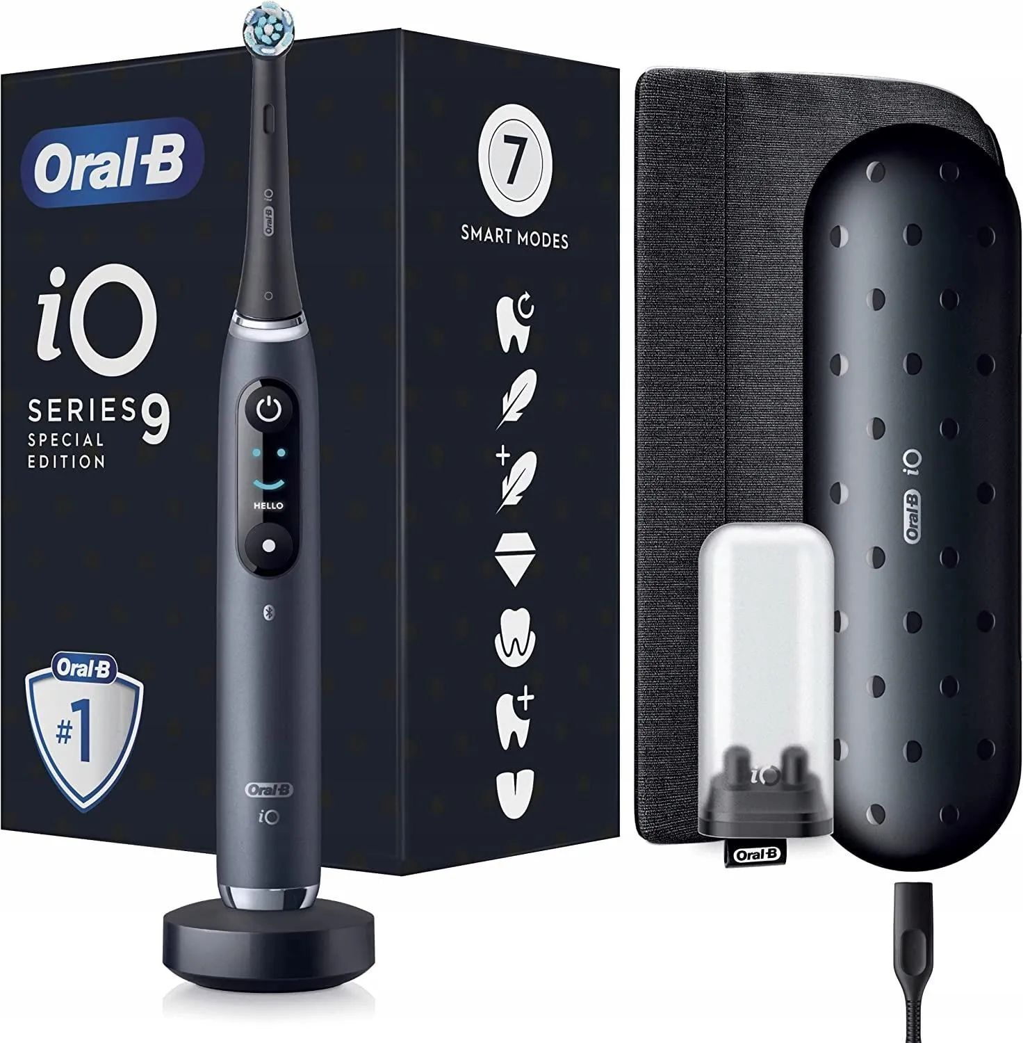 Электрическая зубная щетка Oral-B iO Series 9N Onyx Black Special Edition