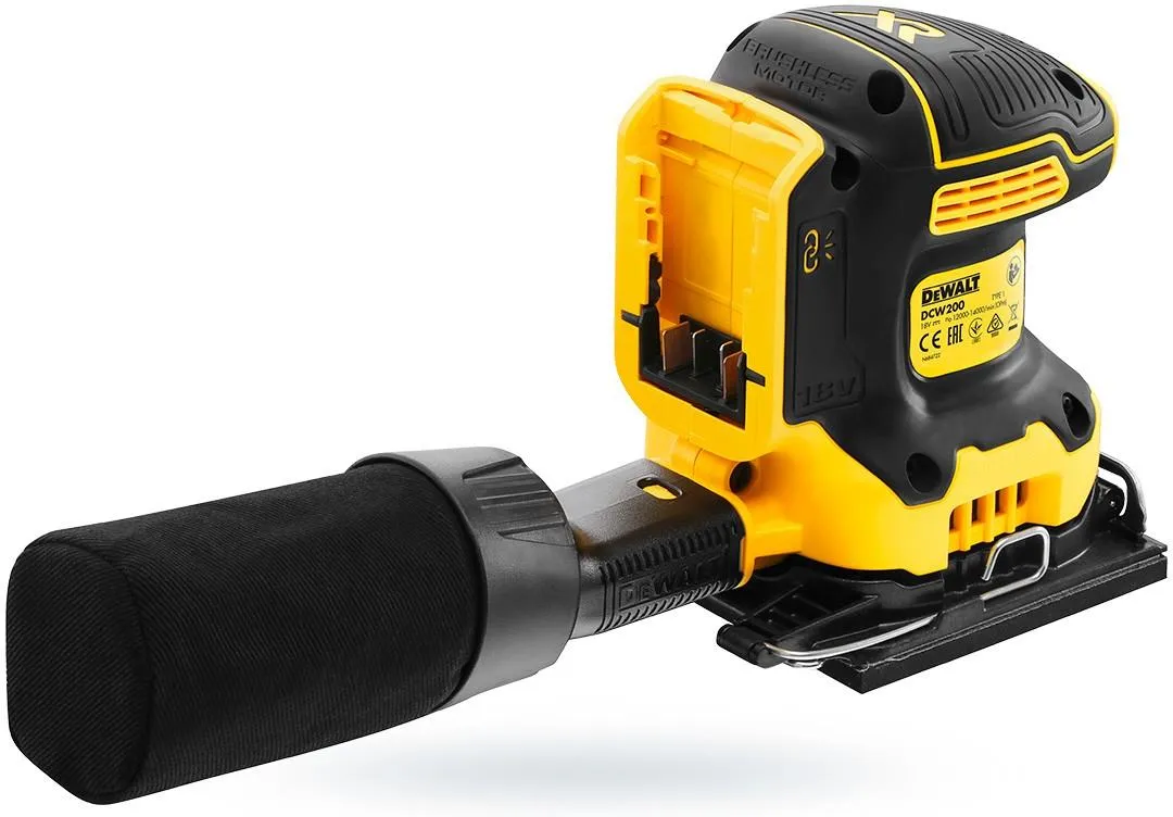Аккумуляторная вибрационная шлифмашина DeWalt DCW200NT, без АКБ и ЗУ, в кейсе TSTAK