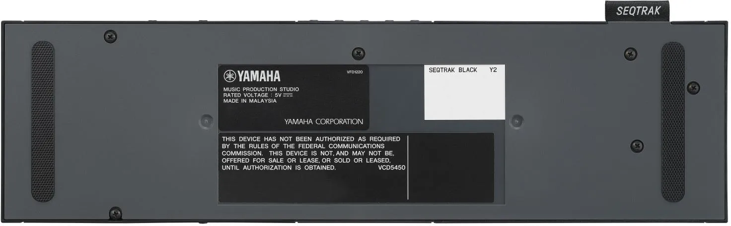 Портативная музыкальная рабочая станция Yamaha SEQTRAK BK