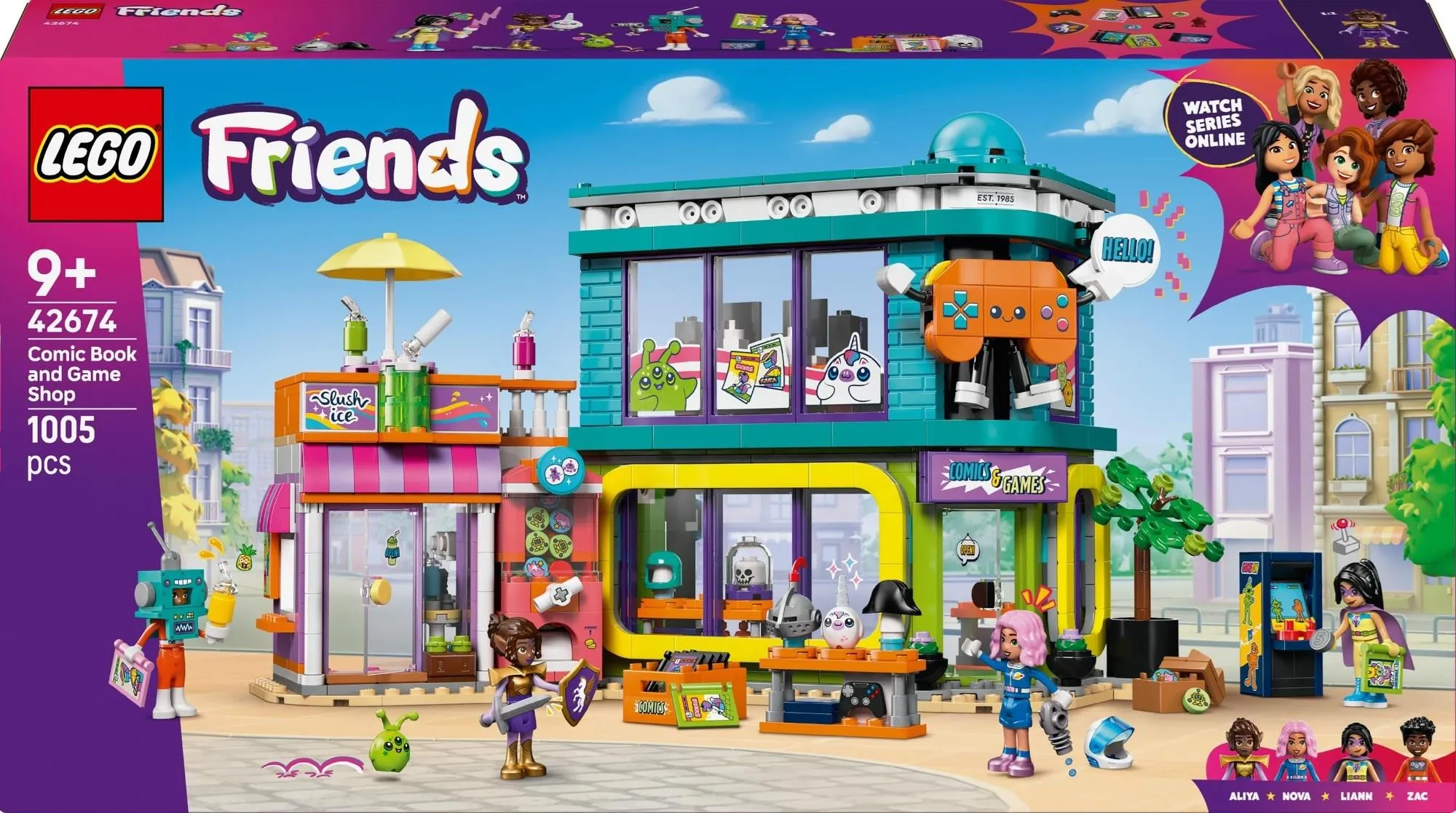 LEGO Friends 42674 Магазин игр и комиксов