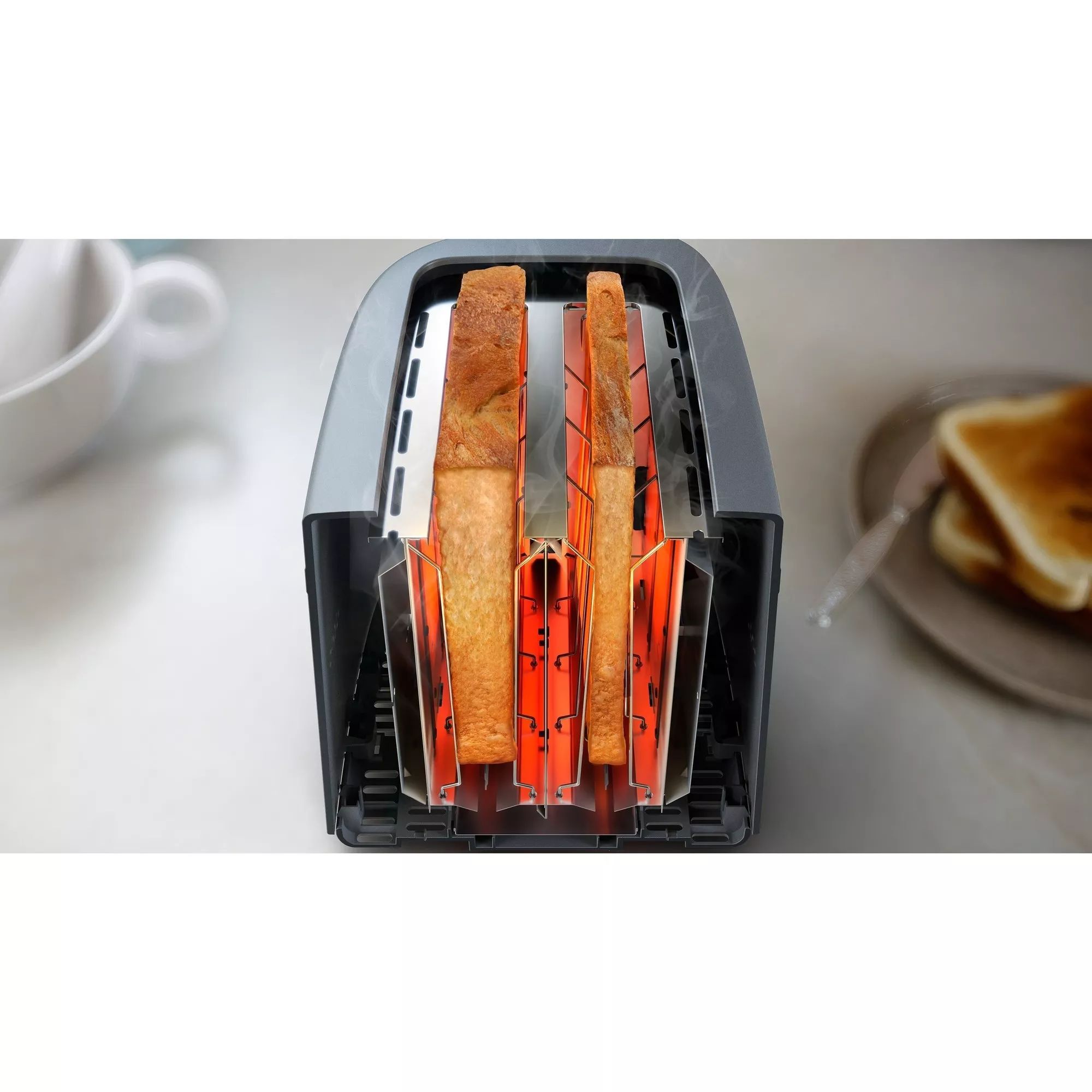 Тостер PHILIPS Essentials 1000 HD2510/90 черный