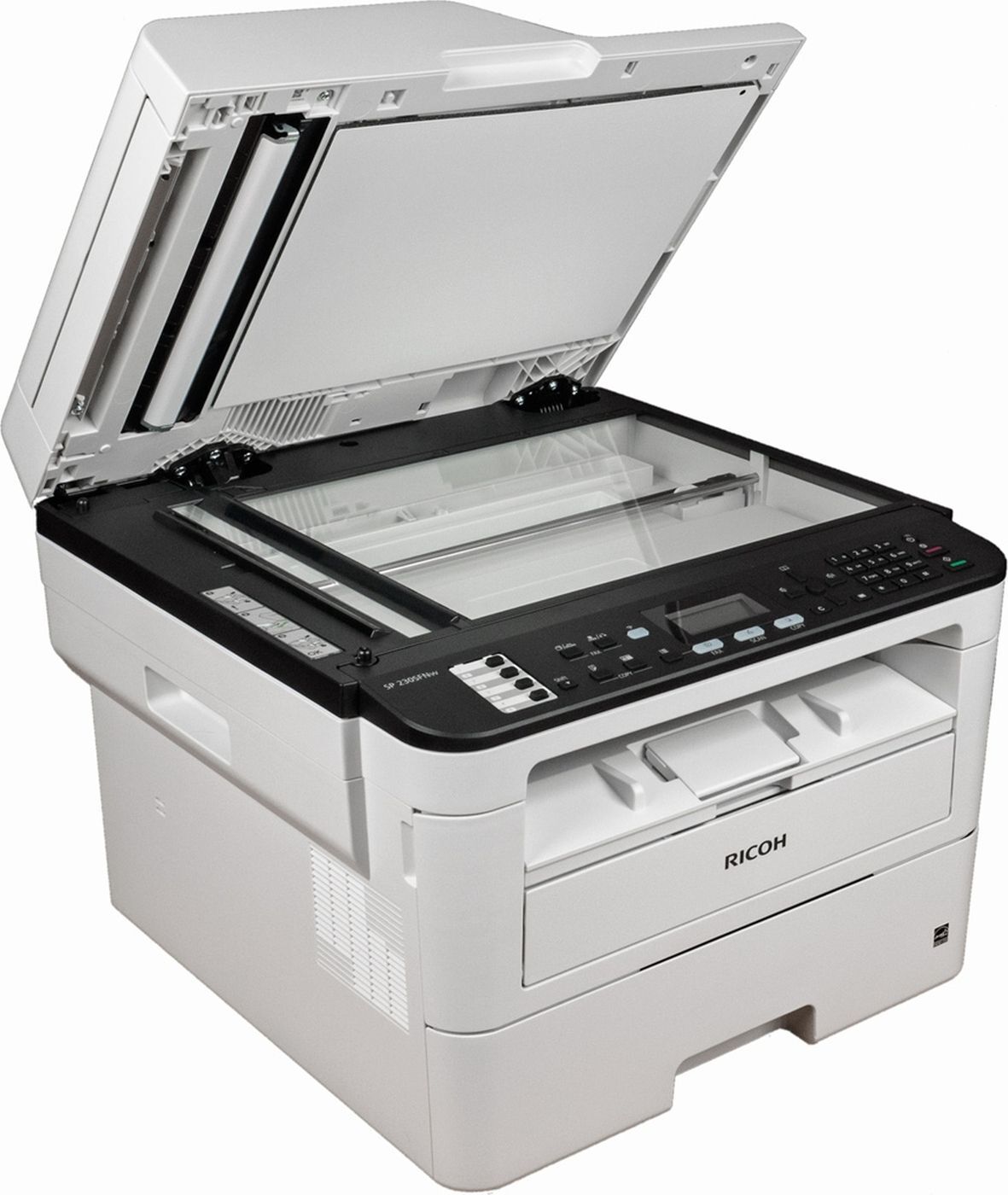 МФУ лазерное Ricoh SP 230SFNw, ч/б, A4, белый/черный