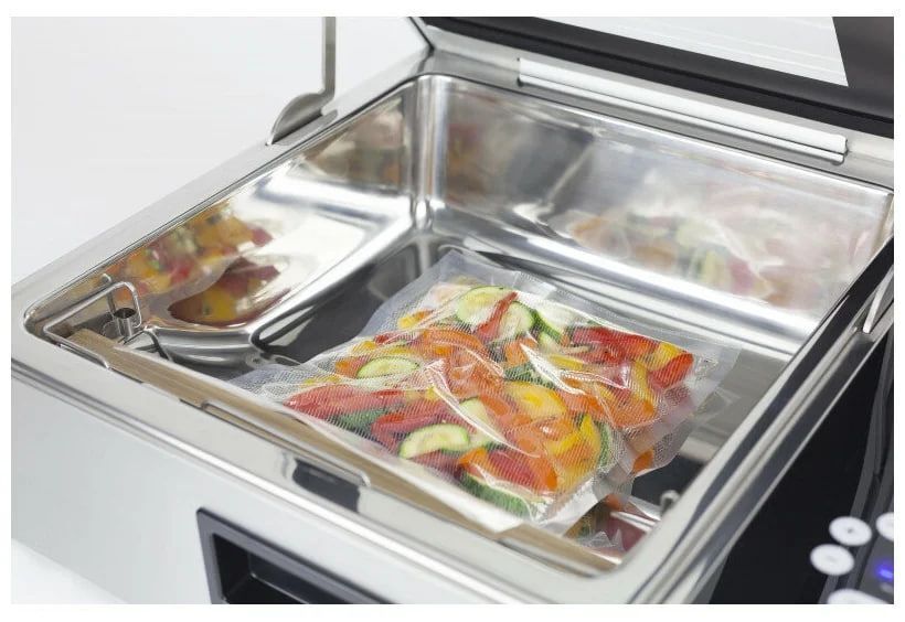 Вакуумный упаковщик Caso VacuChef SlimLine, 8 л, нержавеющая сталь