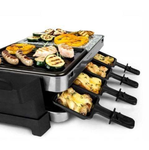 Раклет гриль электрический Klarstein Sirloin 1500 Вт, камень