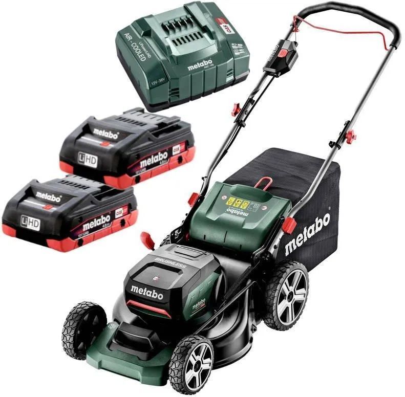 Газонокосилка аккумуляторная Metabo RM 3618 LTX BL 46 601606850 с травосборником без акб и зу