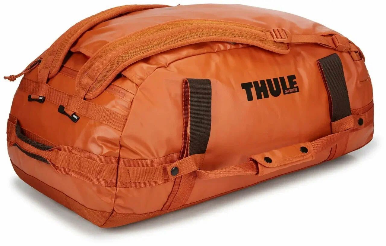 Сумка-баул THULE, 70 л, 67х32х37 см, плечевой ремень, оранжевый