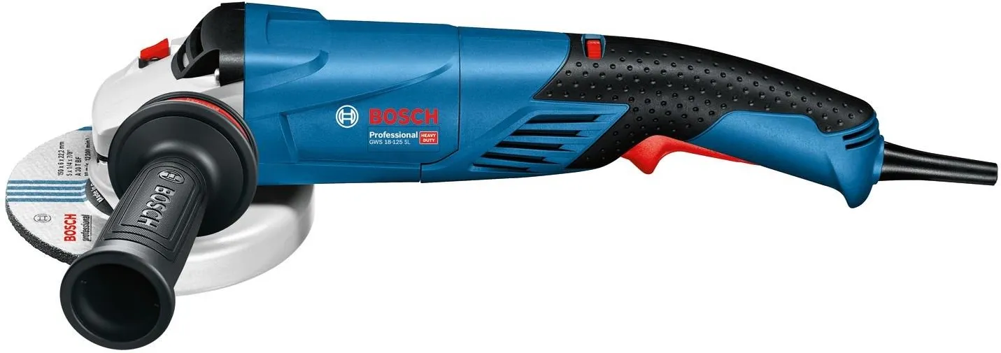 Угловая шлифовальная машина сетевая Bosch GWS 18-125 SL Professional 06017A3200