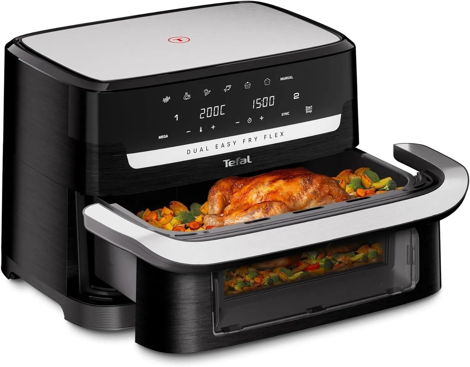Фритюрница Tefal Dual Easy Fry Flex EY9228E0