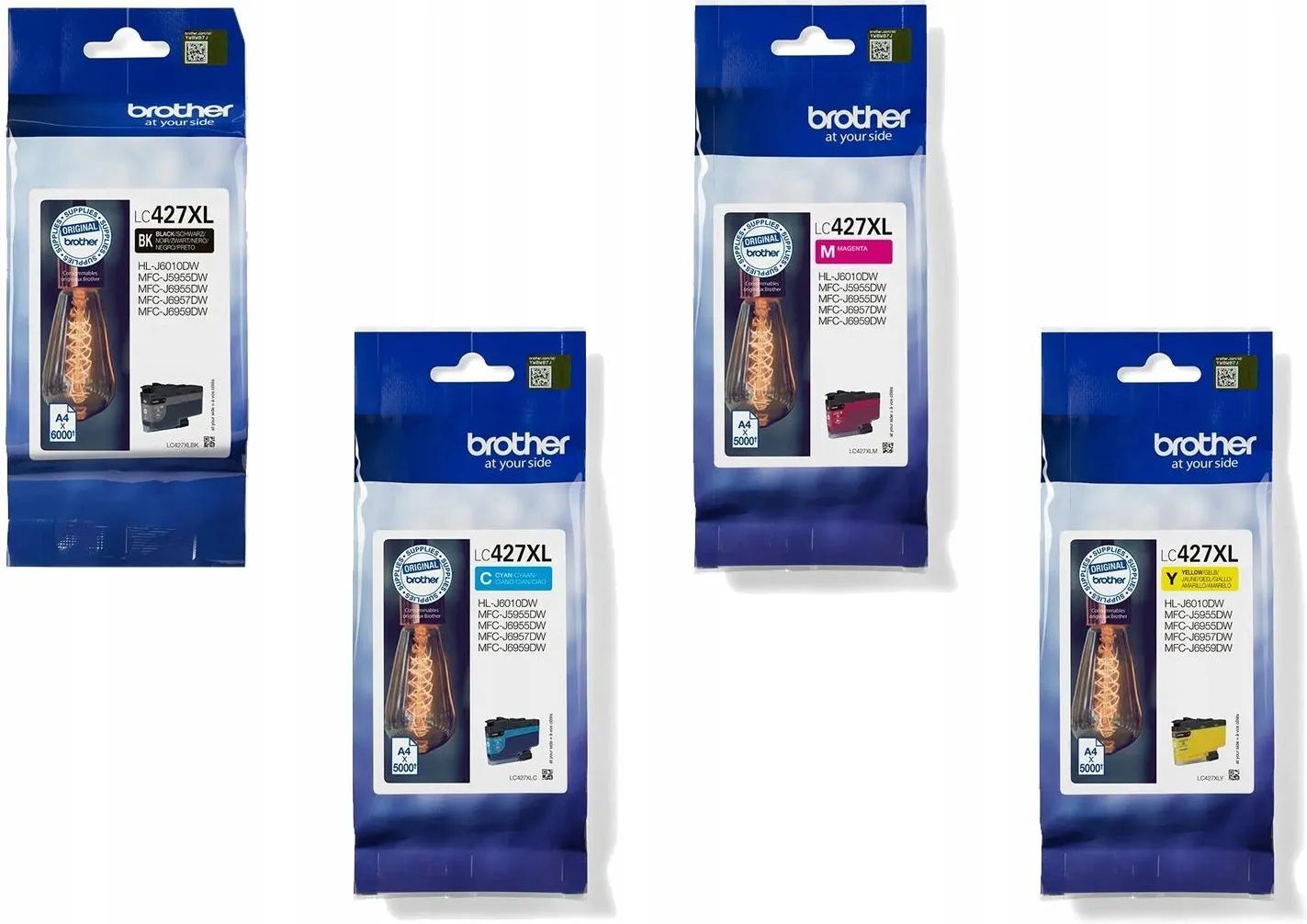 Картриджы Brother LC-427XL CMYK 4 цвета