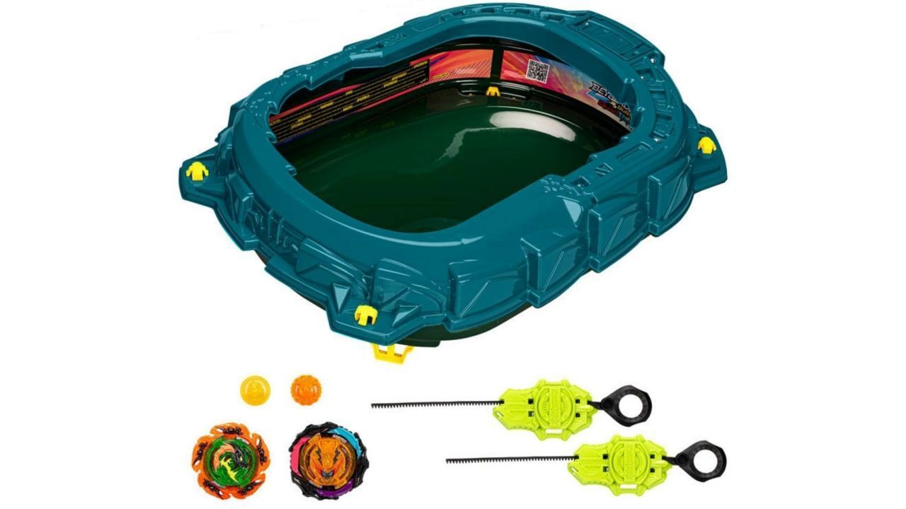 Hasbro Боевой набор Beyblade Burst QuadStrike Light Ignite F6780