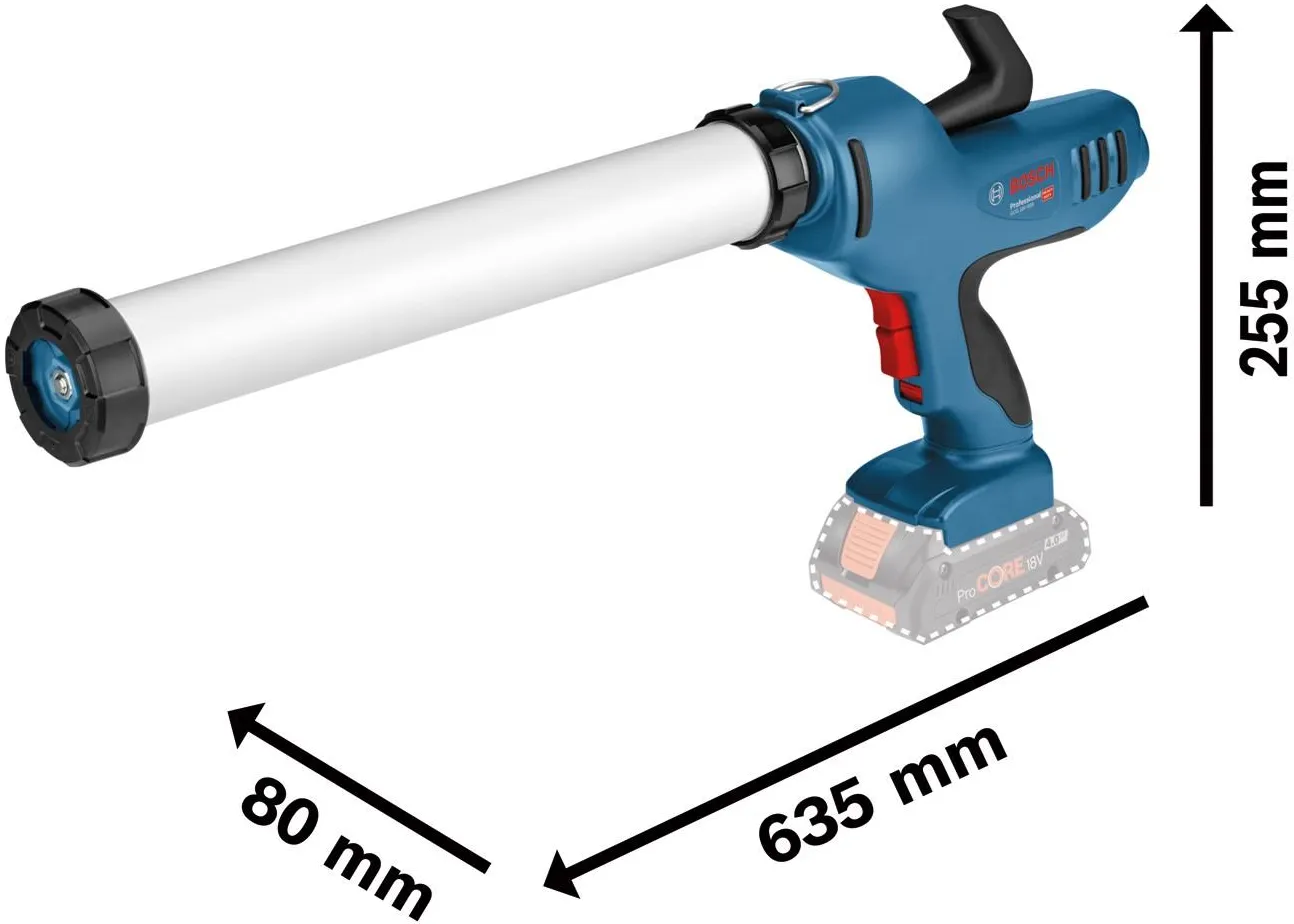 Аккумуляторный пистолет для герметика Bosch GCG 18V-600 Professional 06019C4001