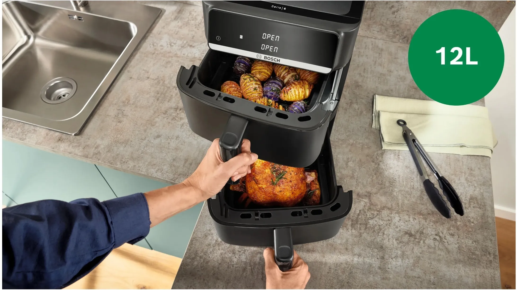 Аэрогриль Bosch Серия 6 MAFD661B4