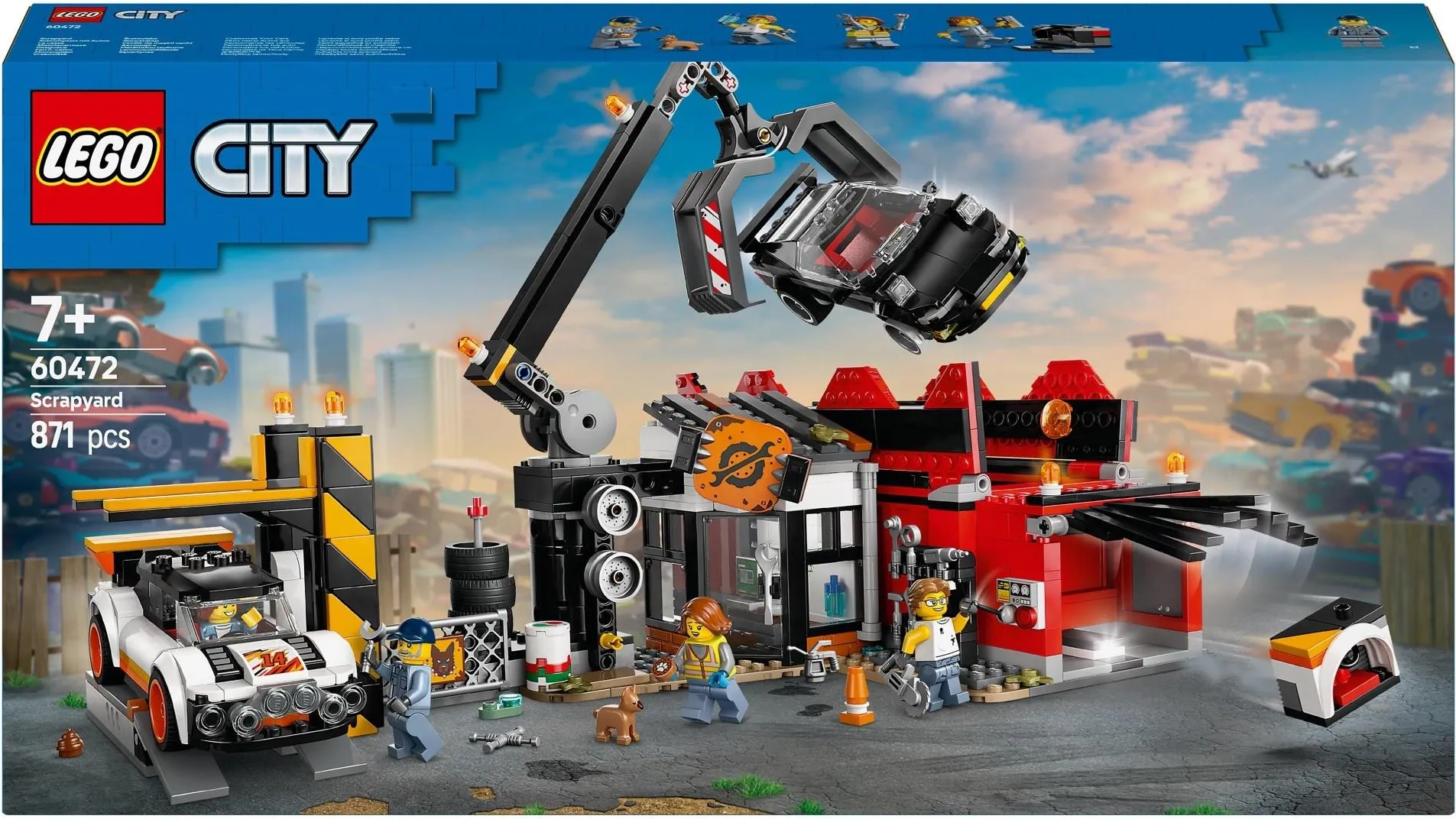 Конструктор LEGO City 60472 Свалка с автомобилями