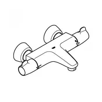 Термостатические настенные смесители для душа Grohe Dn 15 Grohtherm Special 34665000