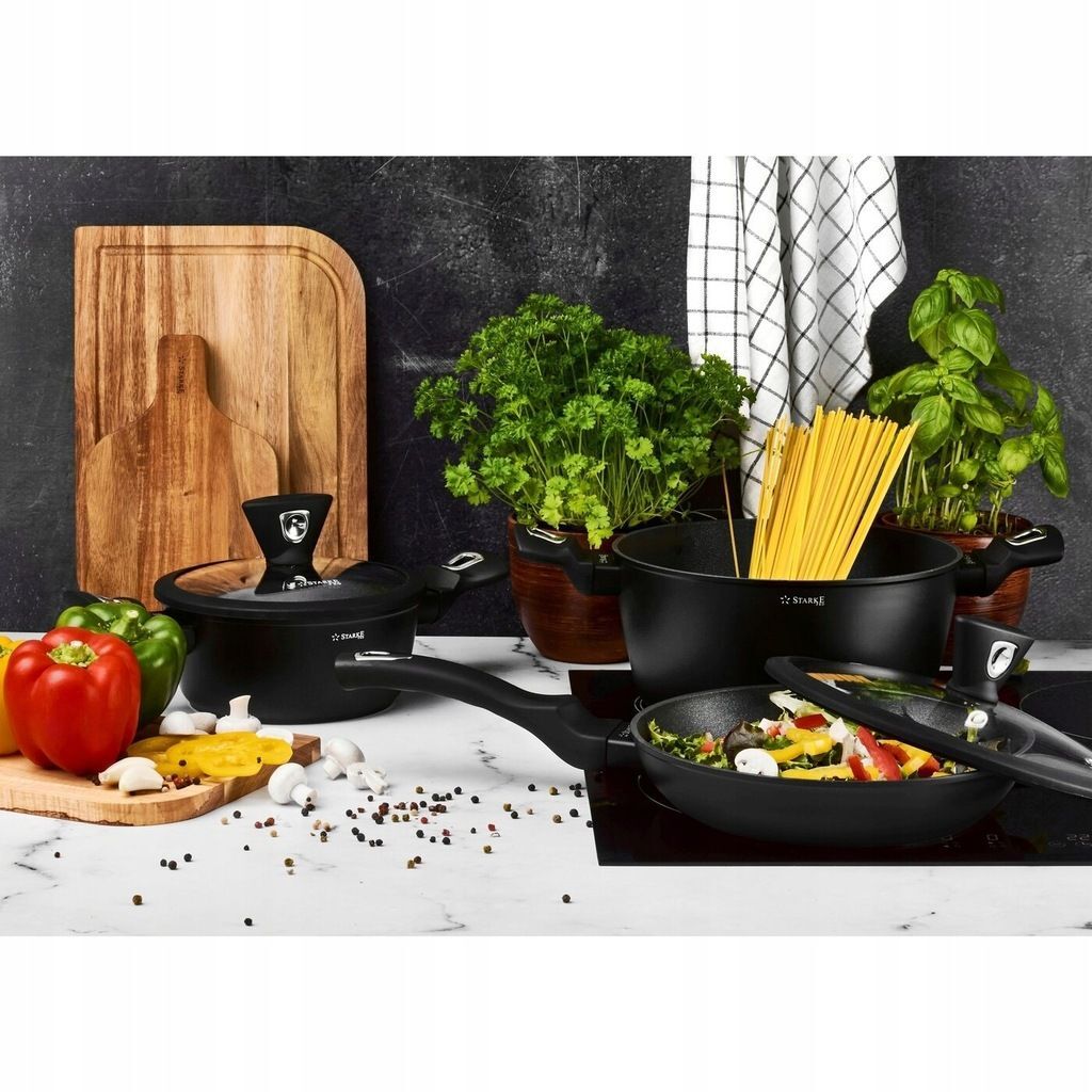 Набор посуды для приготовления Starke Pro Naturale, 10 предметов
