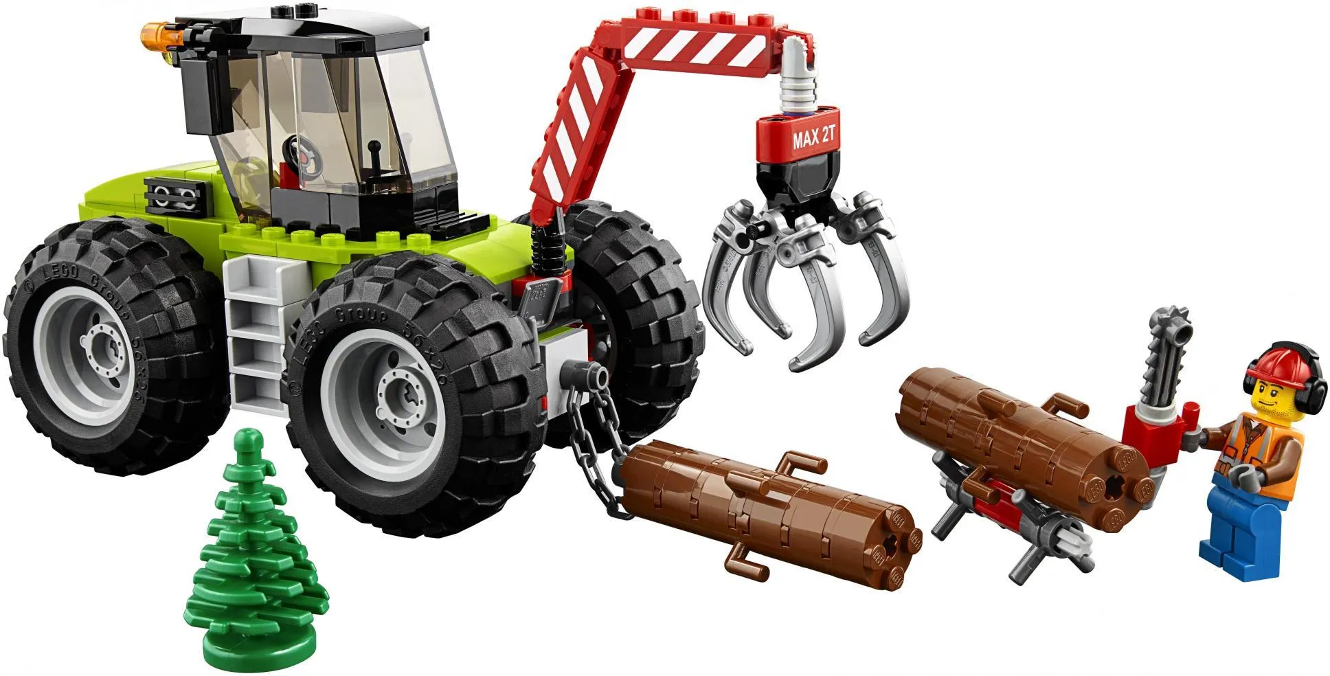 Конструктор LEGO CITY 60181 Лесной трактор