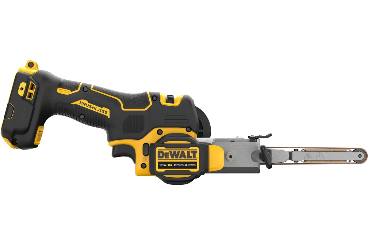 Аккумуляторная ленточная шлифмашина DeWalt DCM200NT, без АКБ и ЗУ, в кейсе
