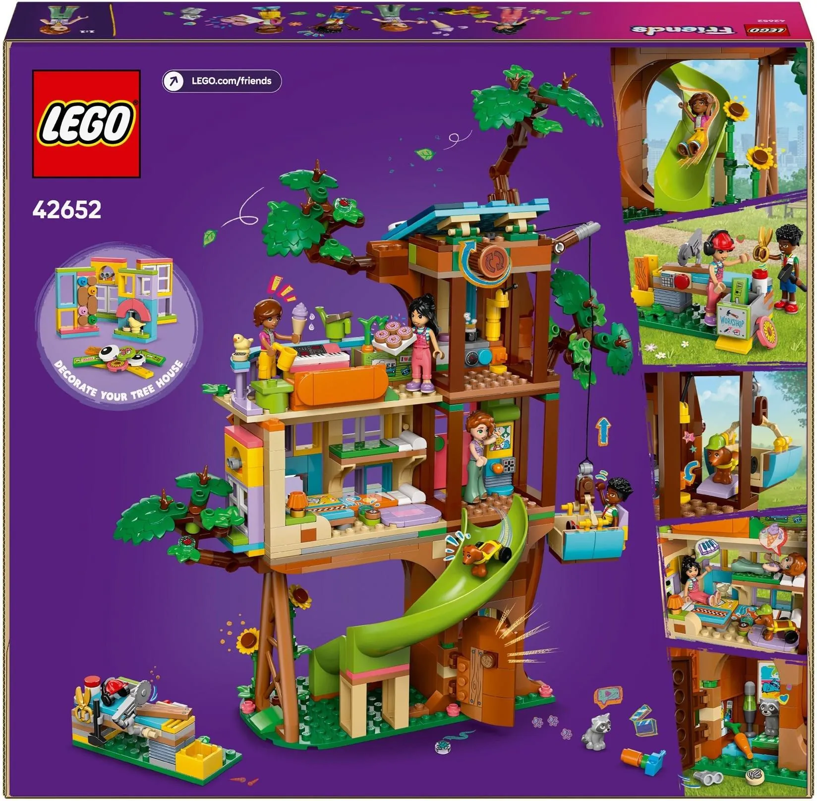 Конструктор LEGO Friends 42652 - Встреча в домике на дереве дружбы