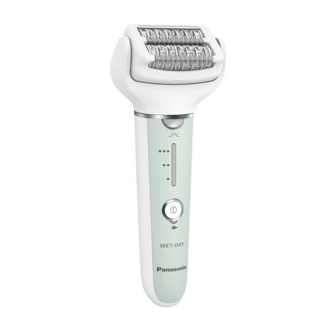 Эпилятор с насадками Panasonic ES-EY70A-G503, 6 в 1, зеленый/белый