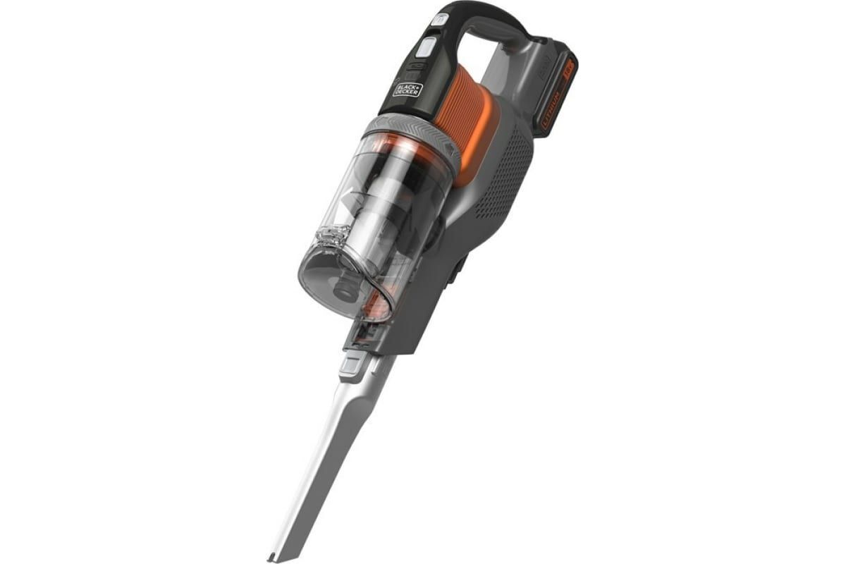 Вертикальный аккумуляторный пылесос 4-в-1 18В 2Ач BLACK+DECKER BHFEV182C