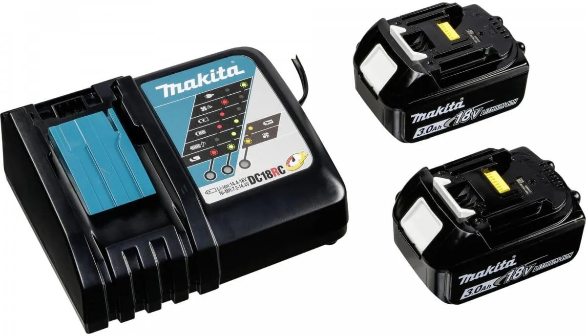 Аккумуляторная ударная дрель-шуруповёрт Makita DHP482RFX9 18 В, АКБ и ЗУ, кейс
