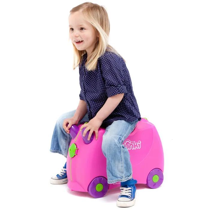 Чемодан-каталка Trunki Trixi TRU-P061, ручная кладь, 46х31х21 см, 1.7 кг, розовый