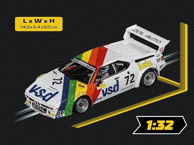 Аналоговая модель Carrera EVOLUTION - BMW M1 BMW Zol'Auto, No.72 24h, 1981 27716