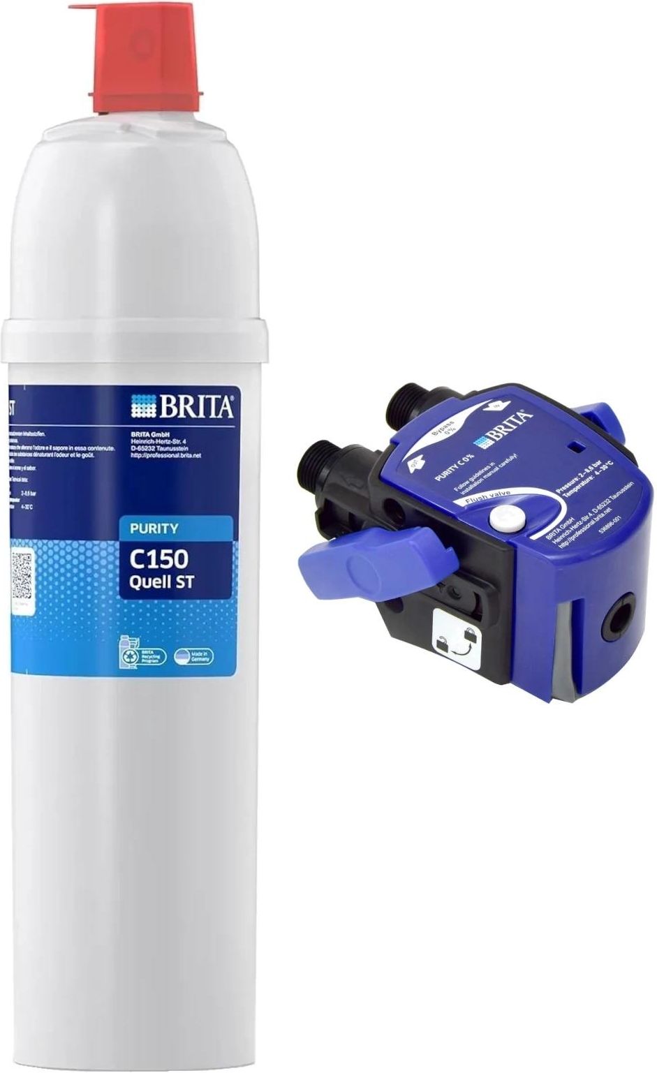 Комплект фильтрации воды BRITA PURITY C150 Quell ST (головка 0–70%)
