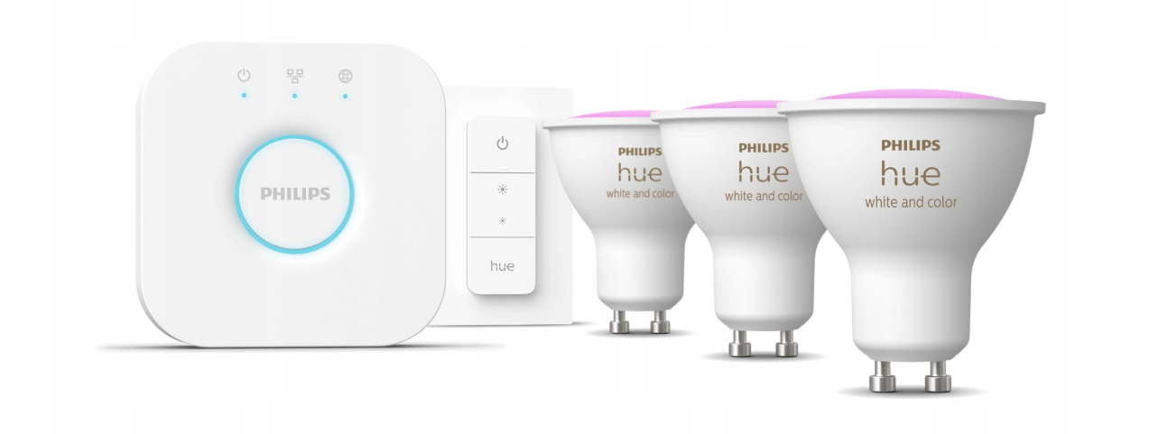 Комплект умных ламп Philips Hue White and Color Ambiance GU10 Starter Kit BT 400лм