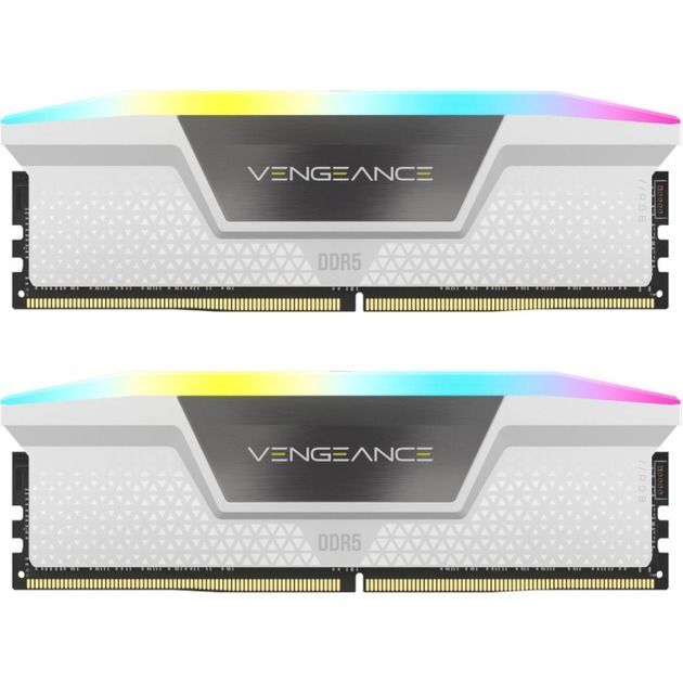 Оперативная память Corsair VENGEANCE DDR5 RGB White 6000 МГц 2x16 ГБ (CMH32GX5M2B6000C36W)