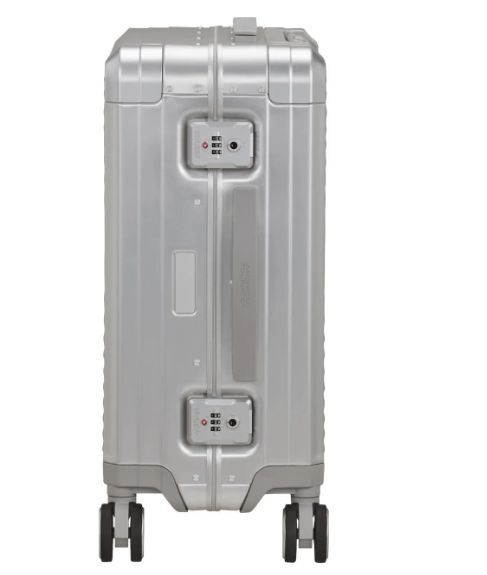 American Tourister Soundbox Alu Чемодан 55 см, серебристый