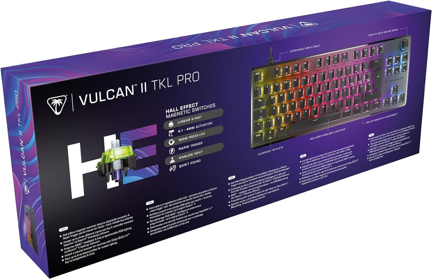 Клавиатура Turtle Beach Vulcan II TKL Pro