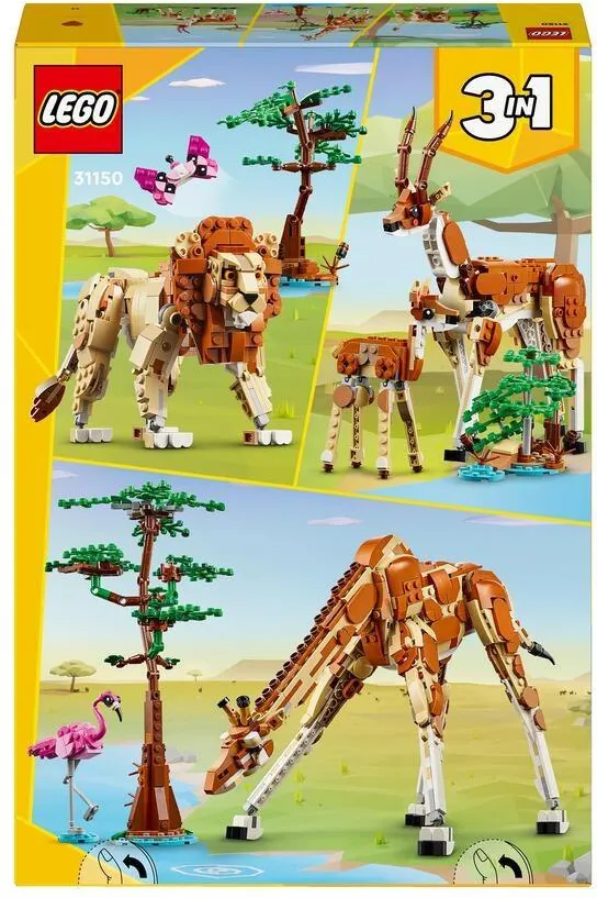 Конструктор LEGO Creator 3 в 1 31150 Дикие животные сафари