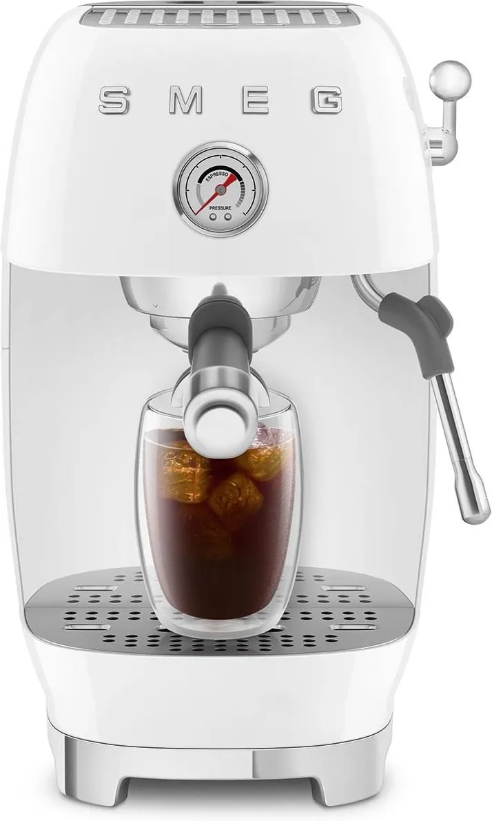 Кофемашина Smeg ECF03, белая