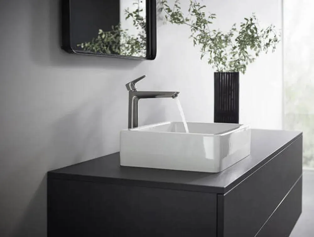 Смеситель Hansgrohe Talis E черный хром брашированный 71717340