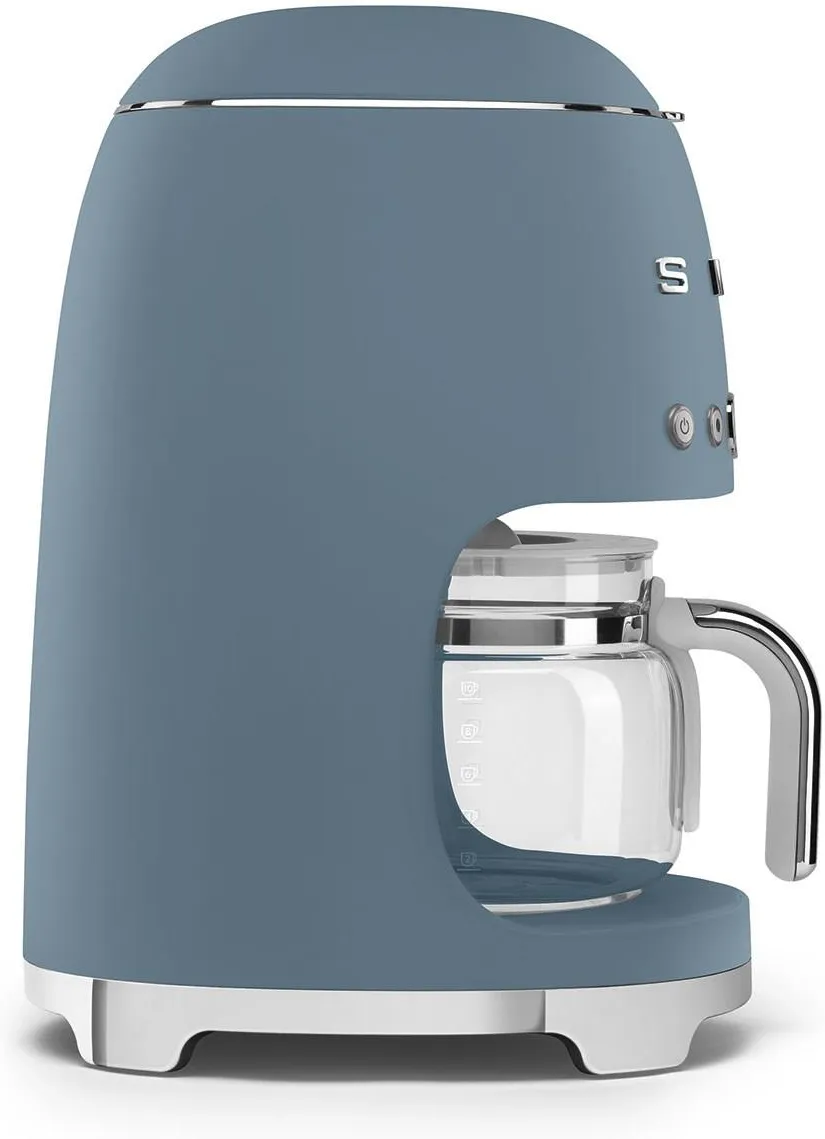 Капельная кофеварка Smeg DCF02, цвет Storm Blue