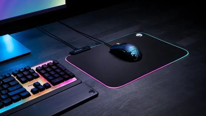 Коврик для мыши игровой с подсветкой ROCCAT Sense AIMO - Mid