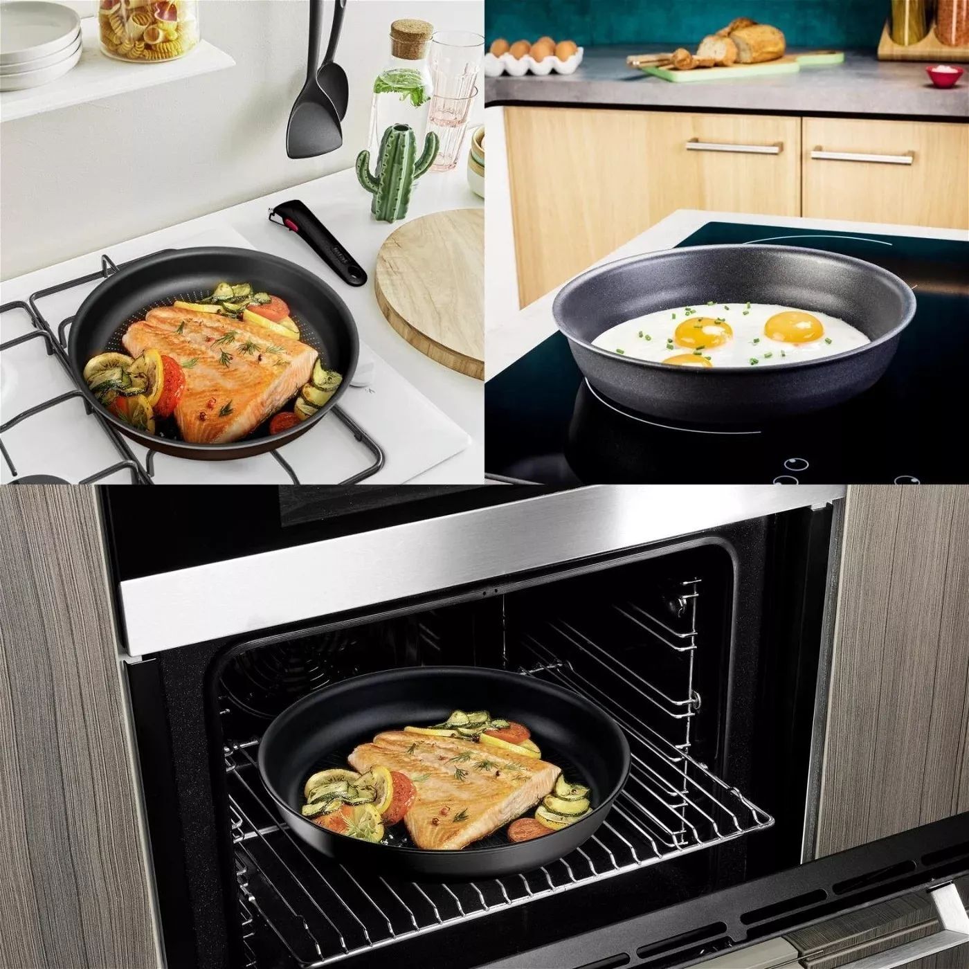 Набор сковород и кастрюль Tefal Ingenio Easy Cook & Clean 10 пр. L1579102