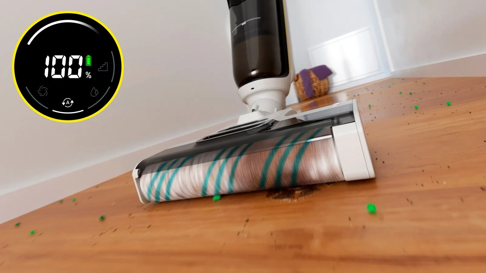 Электрическая швабра KARCHER FCV 4 Pet & Home Dry 1.056-137.0