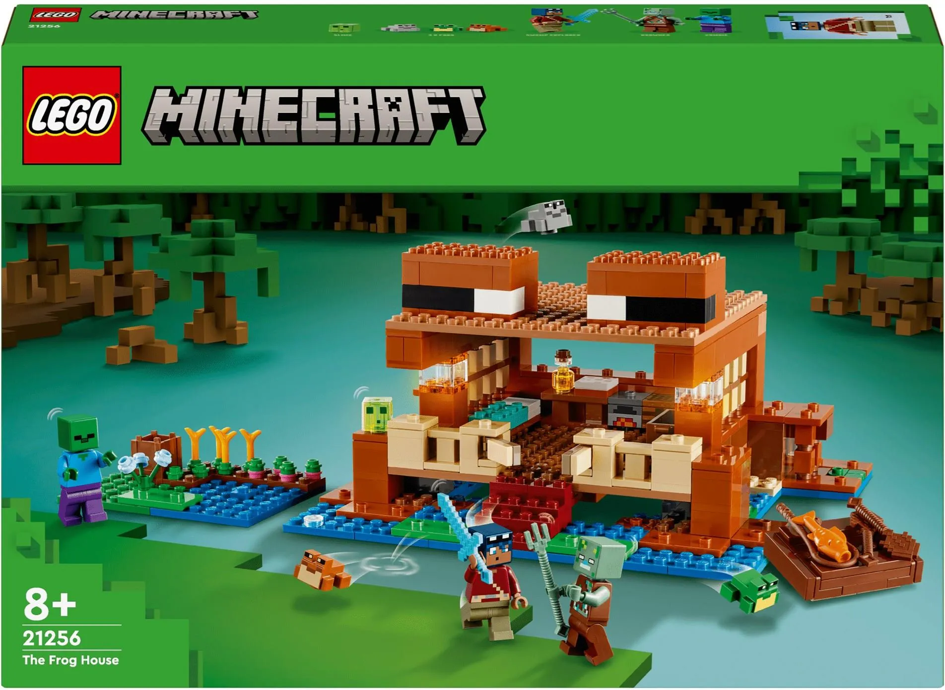 Конструктор LEGO Minecraft 21256 Лягушачий домик
