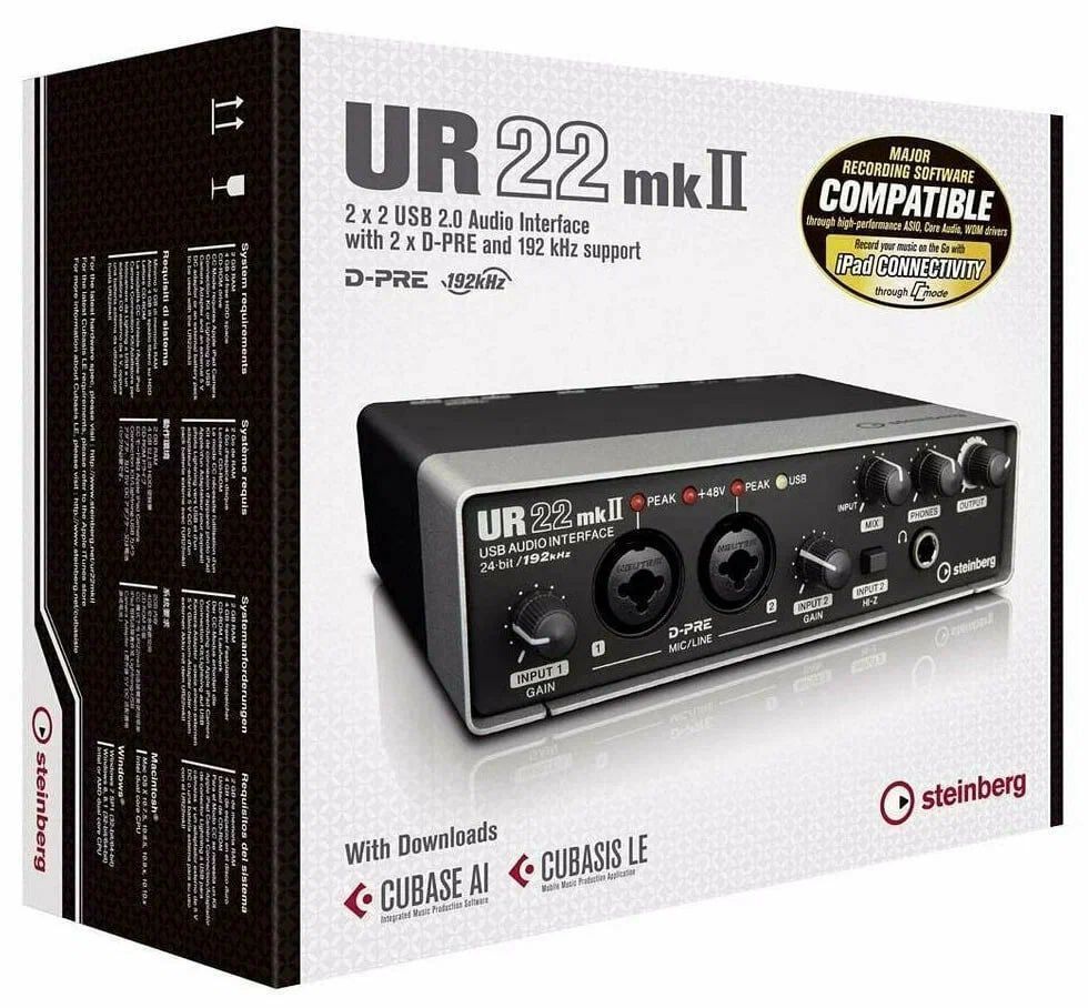 Внешняя звуковая карта Steinberg UR22mkII