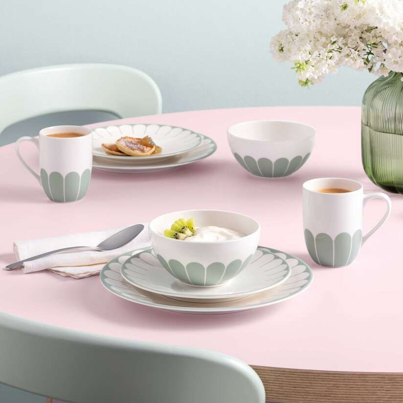 Набор посуды Villeroy & Boch Fleur Starter Kit 1045506000 8 шт. Green
