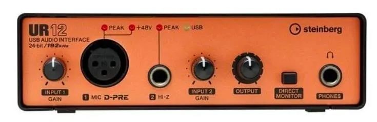 Комплект звукозаписи Steinberg UR12B PS