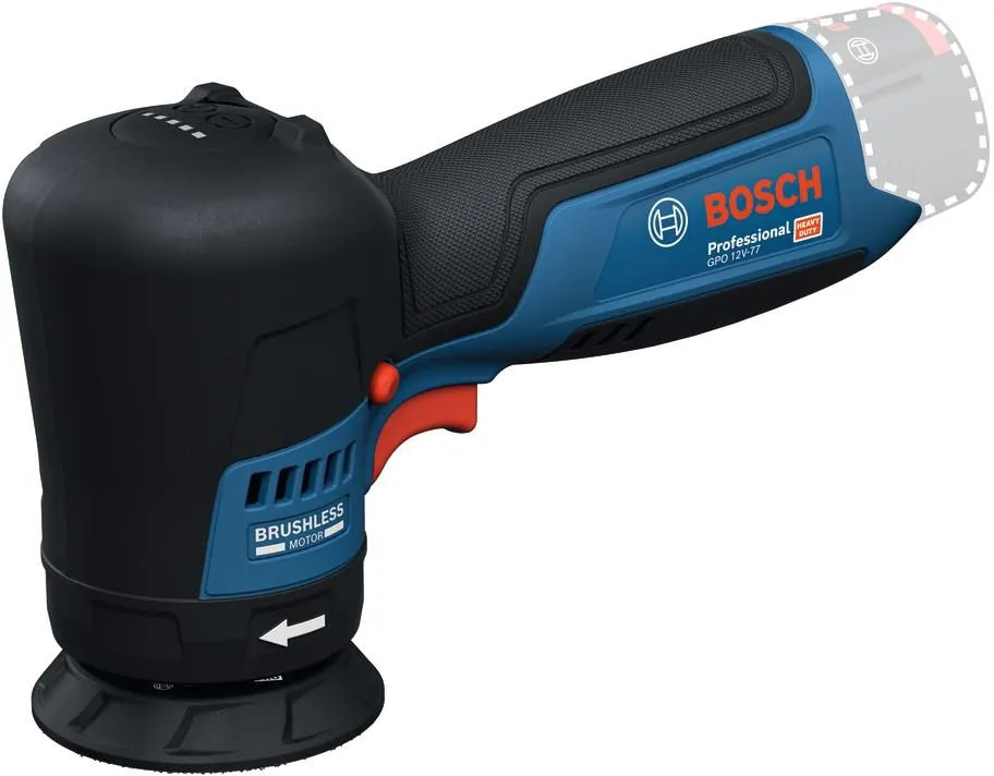 Полировальная машина аккумуляторная Bosch GPO 12V-77 Professional 06019L3000