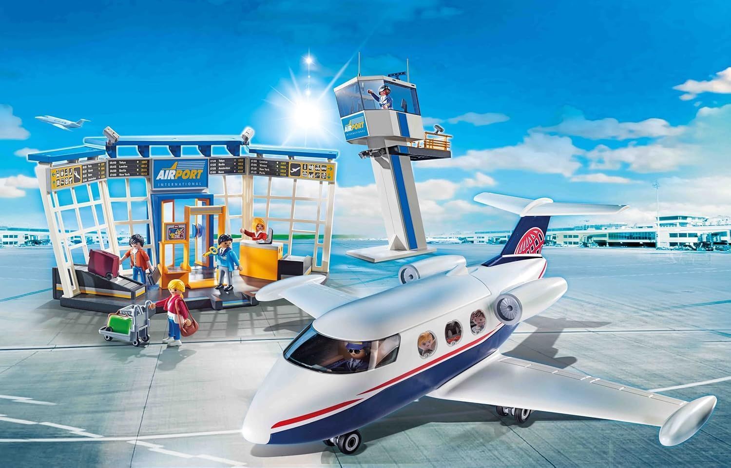 Конструктор Playmobil 71153 City Action Аэропорт с самолетом