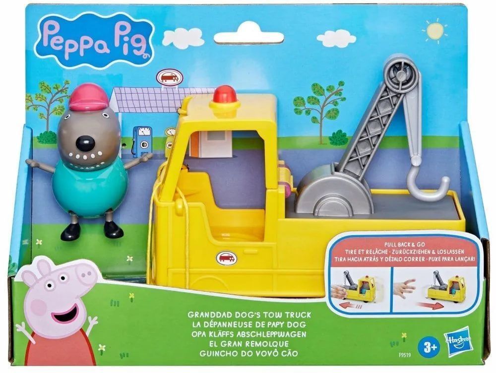 Hasbro Свинка Пеппа Грузовик-эвакуатор Дедушки Пса F9519